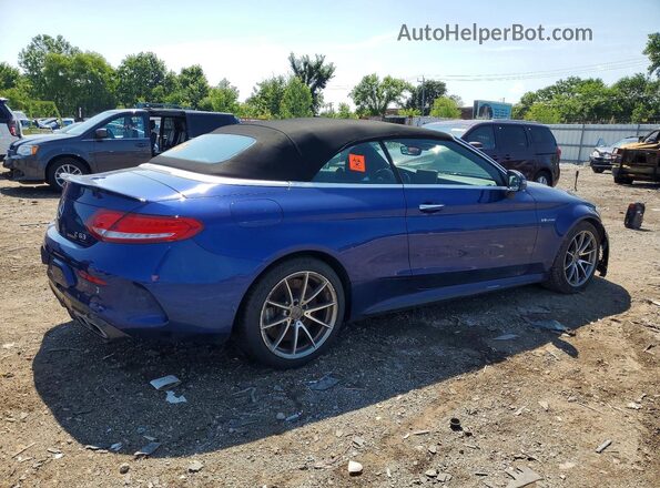 WDDWK8GB9JF704146 2018 MERCEDES-BENZ C-CLASS Blue Front right