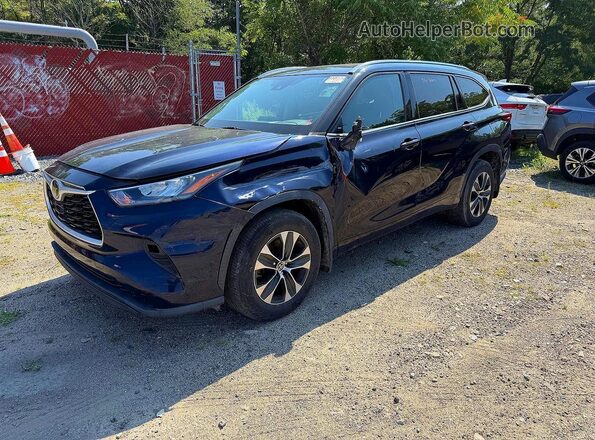 5TDGZRBHXLS512460 2020 TOYOTA HIGHLANDER Black Trasero derecho