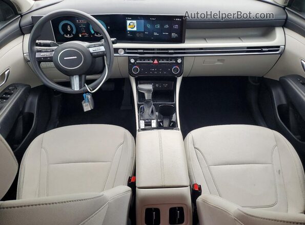 5NMJBCDE8SH545551 2025 HYUNDAI TUCSON White Սարքավորումների վահանակի տեսք