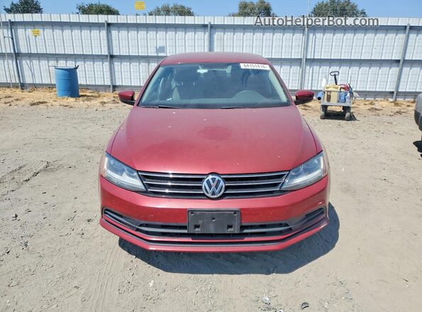 3VW2B7AJ8HM408853 2017 VOLKSWAGEN JETTA Красный Вид сзади