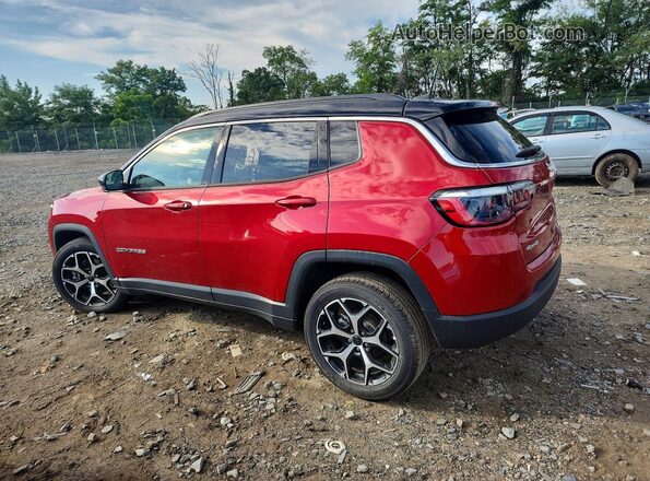 3C4NJDCNXST623407 2025 JEEP COMPASS Red Rear right