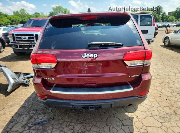 1C4RJFBG7GC376947 2016 JEEP GRAND Бордовый Вид салона спереди