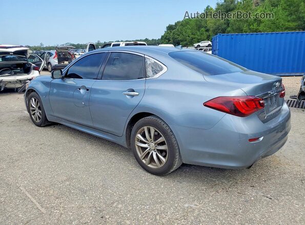 JN1BY1AP5JM181175 2018 INFINITI Q70 Blue Trasero derecho