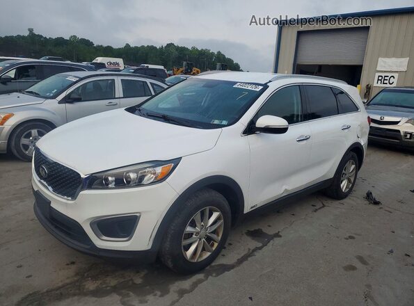 5XYPGDA33HG255824 2017 KIA SORENTO White Trasero izquierdo