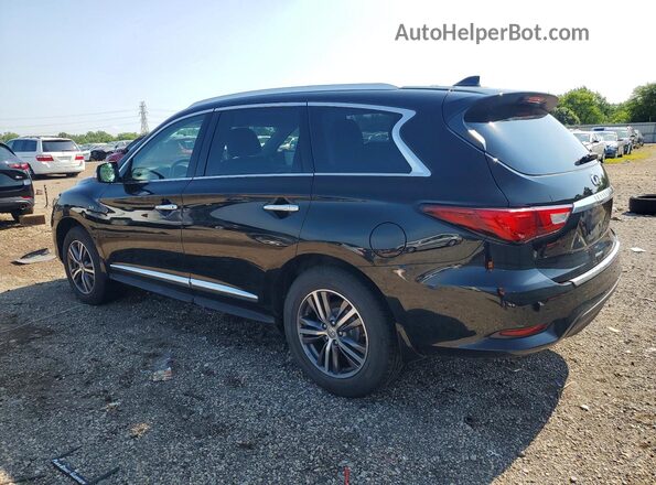5N1DL0MM3HC518311 2017 INFINITI QX60 Черный Задняя правая четверть