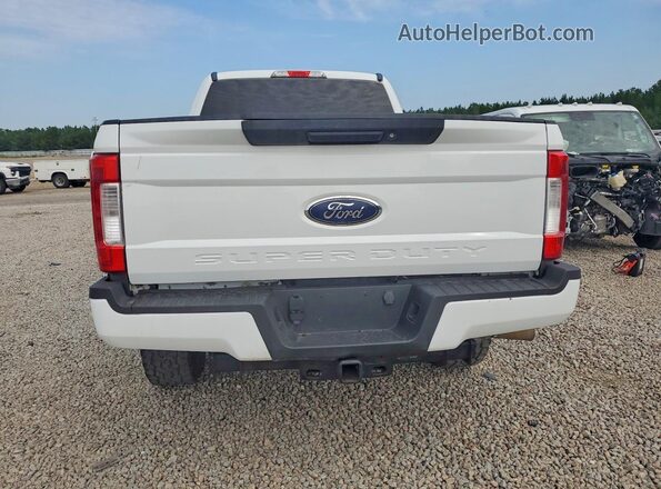 1FT7W2BT1HEC99058 2017 FORD F250 White Widok wnętrza z przodu