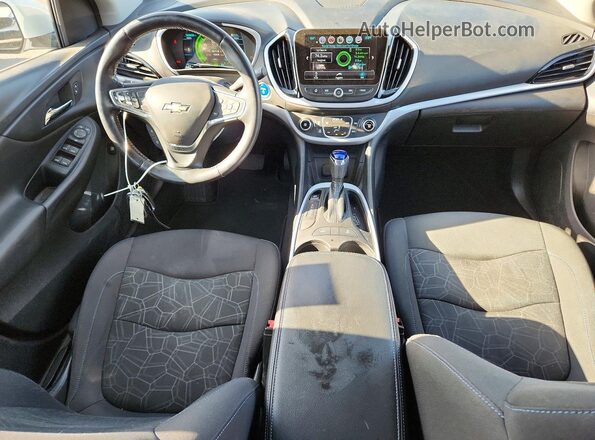 1G1RC6S5XHU203002 2017 CHEVROLET VOLT White Widok zestawu wskaźników