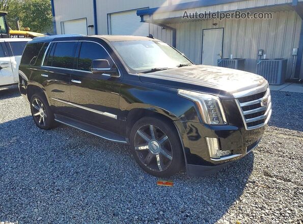 1GYS4BKJ9HR123795 2017 CADILLAC ESCALADE Black Вид спереду