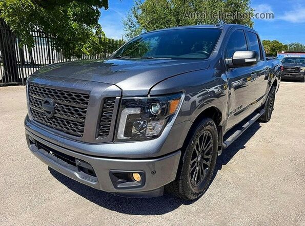 1N6AA1E68KN533253 2019 NISSAN TITAN Gray Հետևի ձախ
