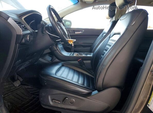 2FMPK4J90KBC01665 2019 FORD EDGE Gray Widok deski rozdzielczej