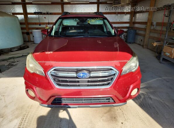 4S4BSANC0J3240818 2018 SUBARU OUTBACK Maroon Rear view