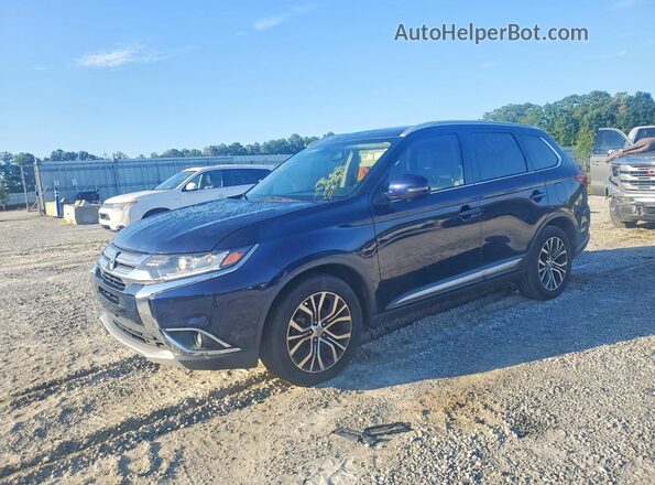 JA4AD3A32JJ003040 2018 MITSUBISHI OUTLANDER Синий Задняя левая четверть