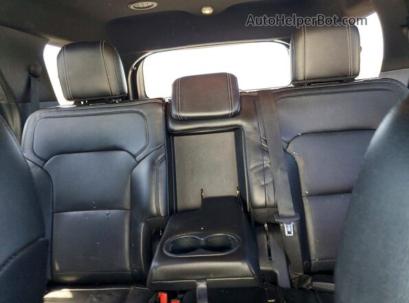 1FM5K8F89GGA76843 2016 FORD EXPLORER Silver უკანა სალონის ხედი