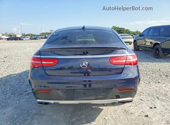 4JGED6EB5GA043692 2016 MERCEDES-BENZ GLE Синий Вид салона спереди