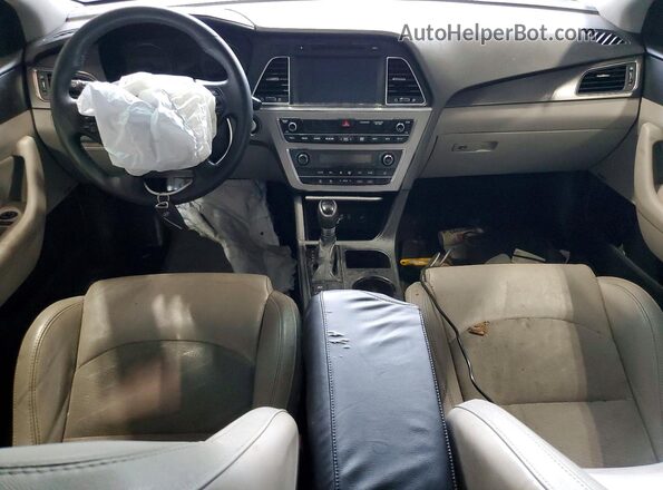 5NPE34AF3GH355040 2016 HYUNDAI SONATA Угольный Вид щитка приборов