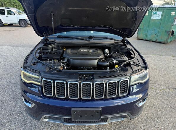 1C4RJFBGXHC646139 2017 JEEP CHEROKEE Синий Вид панели приборов