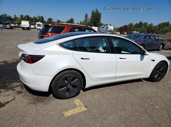 5YJ3E1EA9MF873291 2021 TESLA MODEL White Front right