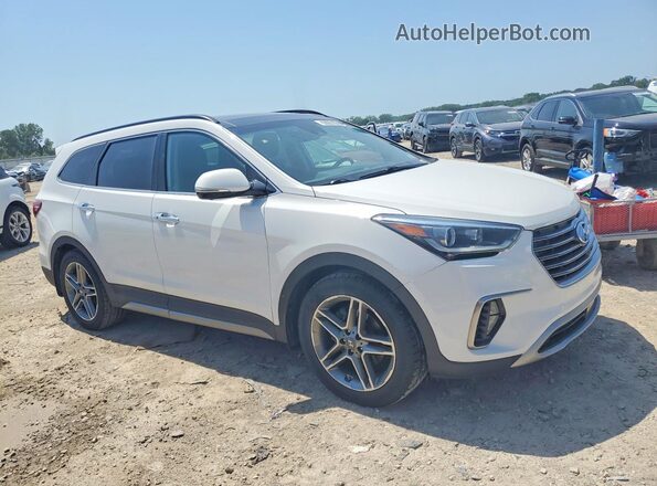 KM8SRDHF1HU221301 2017 HYUNDAI SANTA Белый Вид спереди