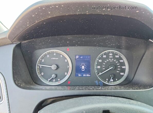 5NPE24AF9GH301518 2016 HYUNDAI SONATA Серебряный Вид задних сидений