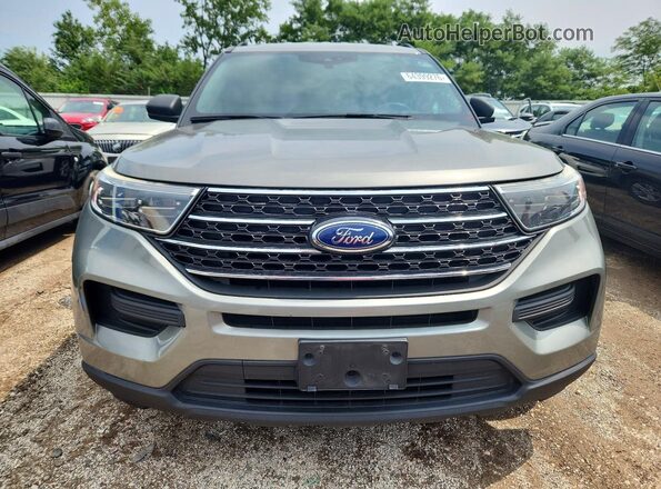 1FMSK8DHXLGB09848 2020 FORD EXPLORER Green Вид ззаду