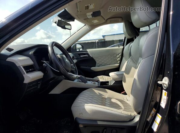 JA4J3VA81NZ017948 2022 MITSUBISHI OUTLANDER Black Առջևի վահանակի տեսք
