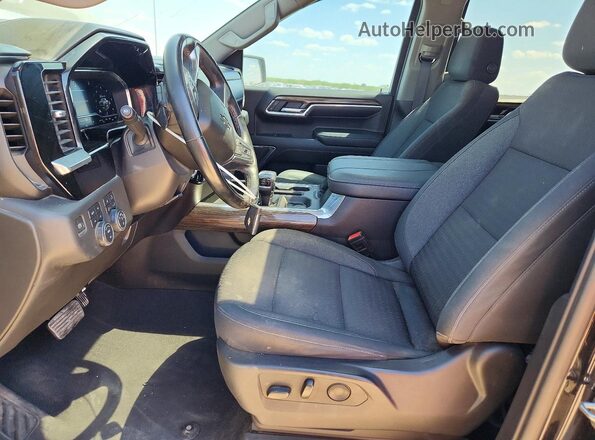 3GCUDFE82PG341994 2023 CHEVROLET SILVERADO Black Вид панелі приладів