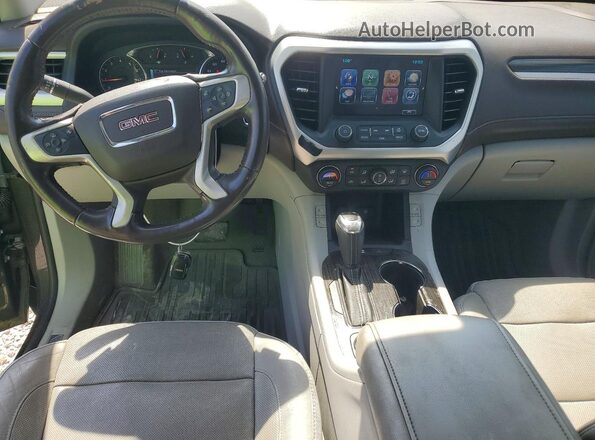 1GKKNNLS7HZ173417 2017 GMC ACADIA Green ხელსაწყოთა პანელის ხედი