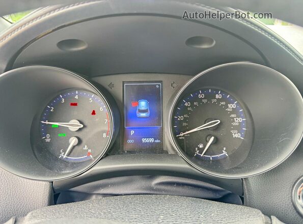 NMTKHMBX8JR023848 2018 TOYOTA C-HR Blue Widok zestawu wskaźników