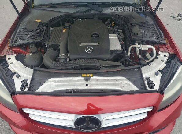 55SWF4JB2GU125155 2016 MERCEDES-BENZ C Red Շարժիչի բաժամունքի տեսք