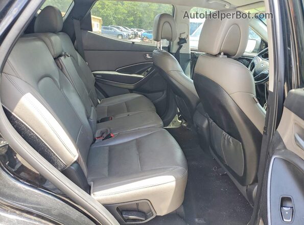5XYZU3LB9JG534460 2018 HYUNDAI SANTA FE Black Շարժիչի բաժամունքի տեսք