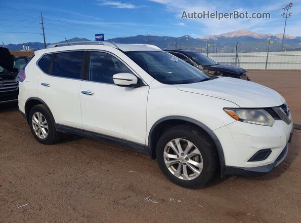 KNMAT2MVXGP657175 2016 NISSAN ROGUE White Դիմացի տեսք
