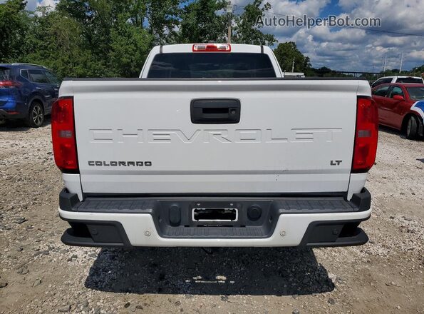 1GCHSCEA5M1206575 2021 CHEVROLET COLORADO Белый Вид салона спереди