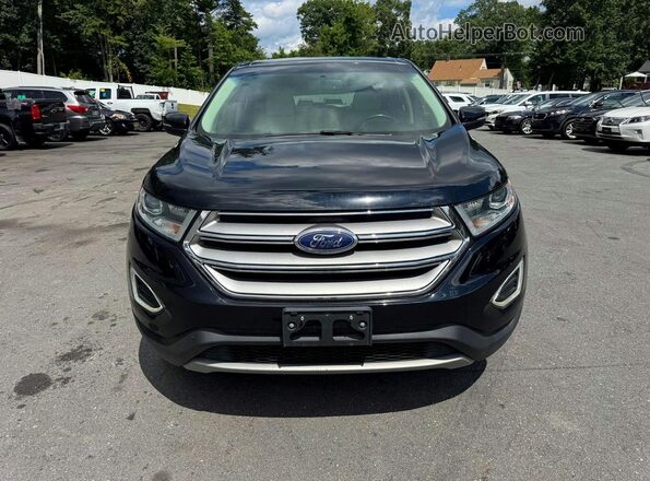 2FMPK4K95HBB18756 2017 FORD EDGE Black უკანა ხედი
