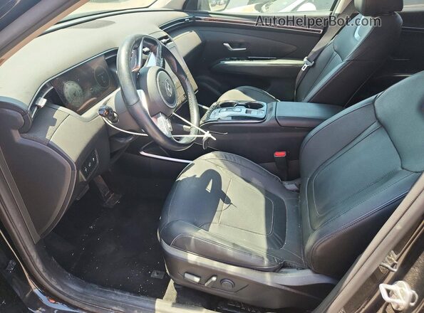 5NMJE3AE6NH032508 2022 HYUNDAI TUCSON Black Առջևի վահանակի տեսք