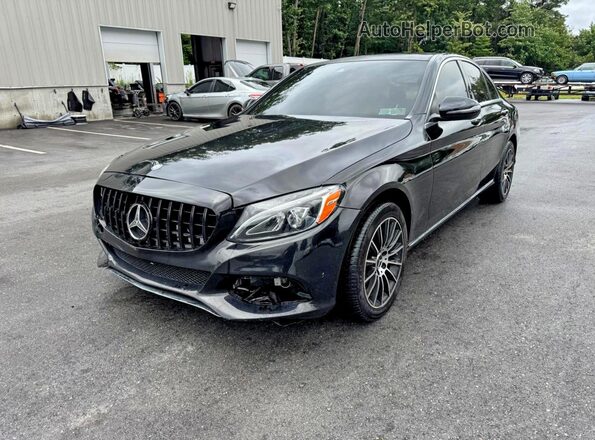 55SWF4KB0HU187623 2017 MERCEDES-BENZ C Black Հետևի ձախ