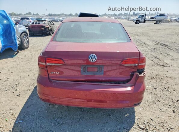 3VW2B7AJ8HM408853 2017 VOLKSWAGEN JETTA Красный Вид салона спереди