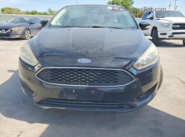 1FADP3K2XHL216483 2017 FORD FOCUS Black Вид ззаду
