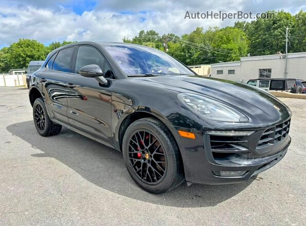 WP1AG2A56HLB55313 2017 PORSCHE MACAN Black Front view