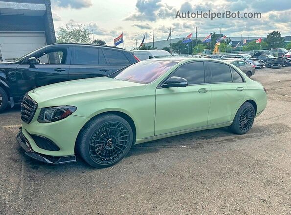 WDDZF6GB4JA353567 2018 MERCEDES-BENZ E-CLASS Зеленый Задняя правая четверть