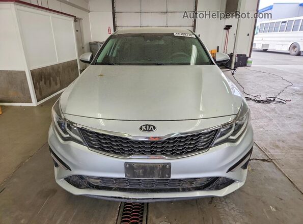5XXGT4L37KG277345 2019 KIA OPTIMA Silver Widok z tyłu