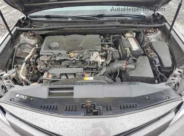 4T1B11HK5JU128340 2018 TOYOTA CAMRY Gray Շարժիչի բաժամունքի տեսք