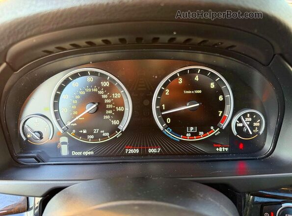 5UXKR0C52G0U10569 2016 BMW X5 Gray Սարքավորումների վահանակի տեսք