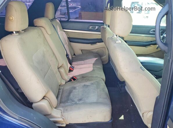 1FM5K7BHXGGC05267 2016 FORD EXPLORER Blue Vista del compartimento del motor
