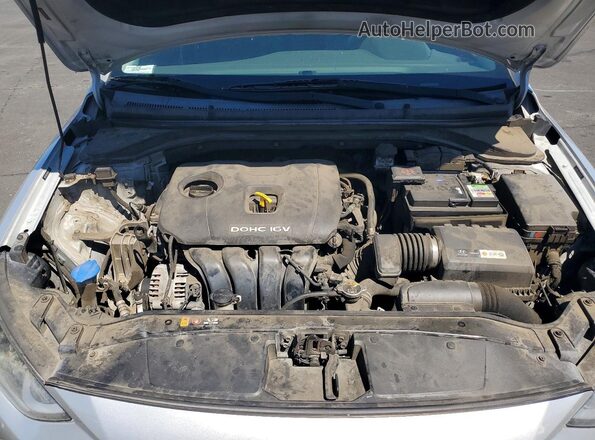 5NPD84LF0JH220275 2018 HYUNDAI ELANTRA Серебряный Вид подкапотного пространства