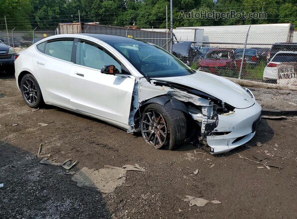 5YJ3E1EA4KF486614 2019 TESLA MODEL 3 White Front view