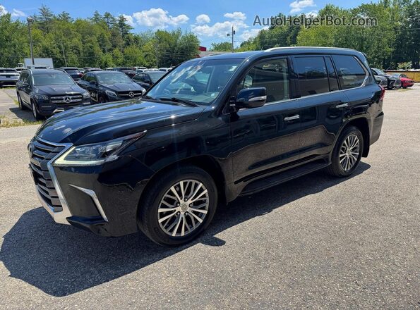 JTJHY7AX3J4262165 2018 LEXUS LX Black Задня права чверть