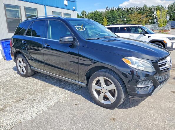 4JGDA5JB4GA681985 2016 MERCEDES-BENZ GLE Черный Вид спереди
