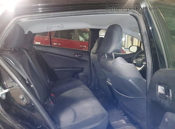 JTDKBRFU5H3035760 2017 TOYOTA PRIUS Black Rear interior view