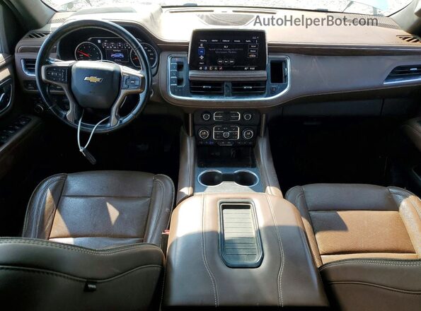1GNSKTKT8MR223567 2021 CHEVROLET TAHOE White Սարքավորումների վահանակի տեսք