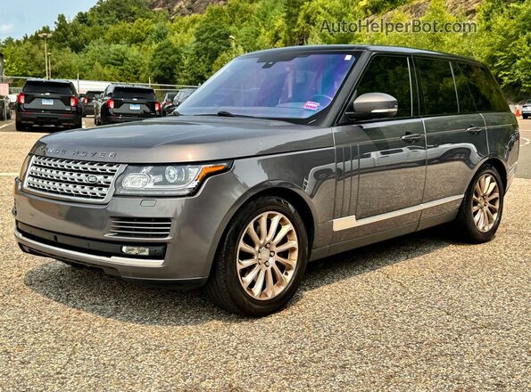 SALGS2EF5GA296356 2016 LAND ROVER RANGE ROVER Серый Задняя правая четверть